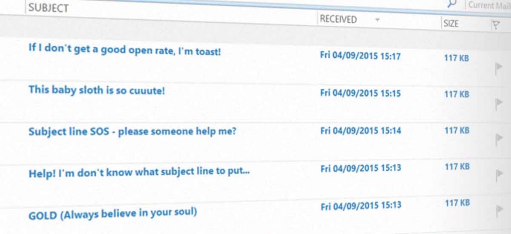 Tips for writing email marketing subject lines to increase open rates
