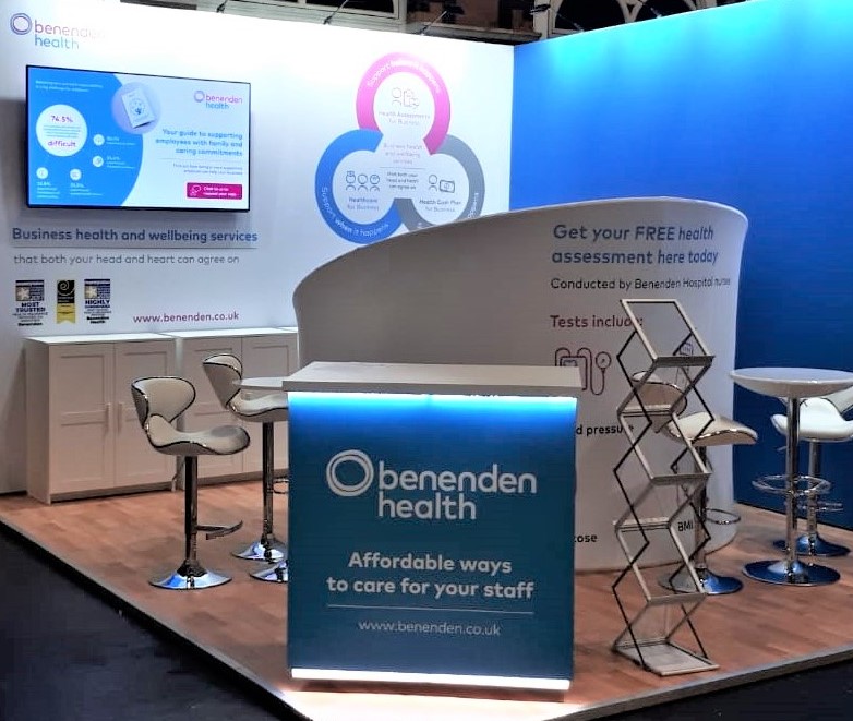 Stand for Benenden Health at B2B event
