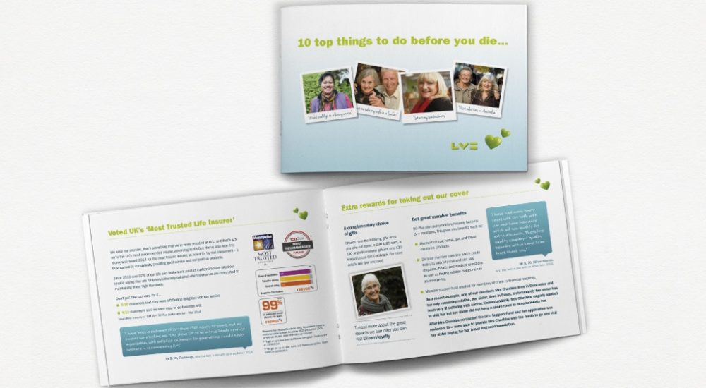 B2C brochure design