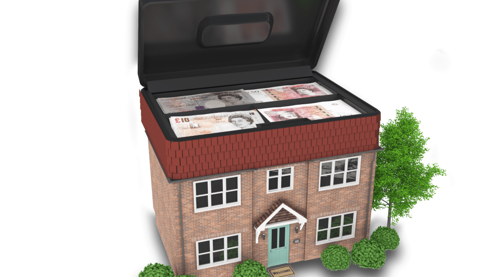 Visually linking the house to the equity within it