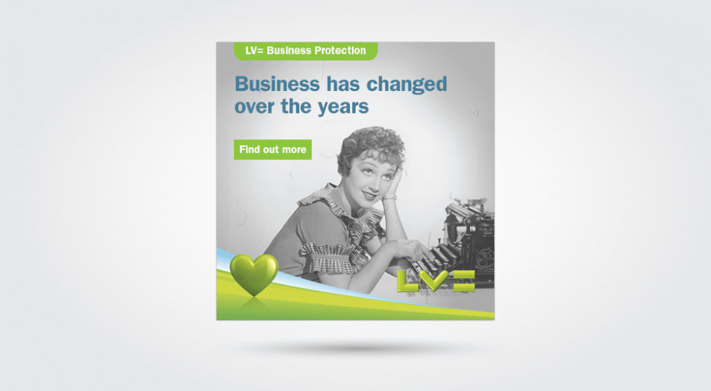 Animated display ads for financial services product launch