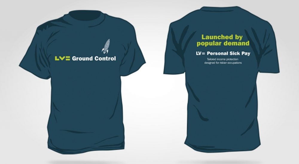 Product Launch - branded tshirt design