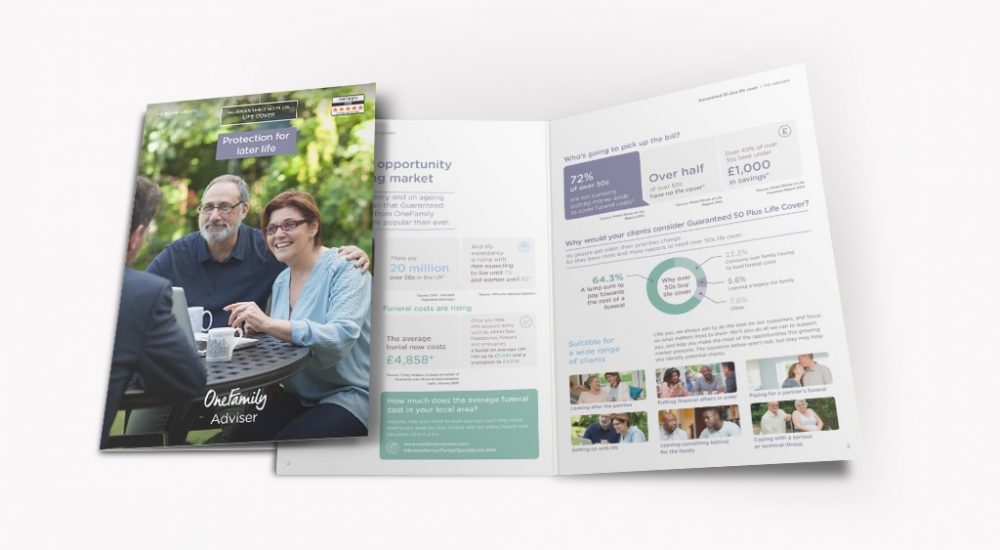Sales brochure design