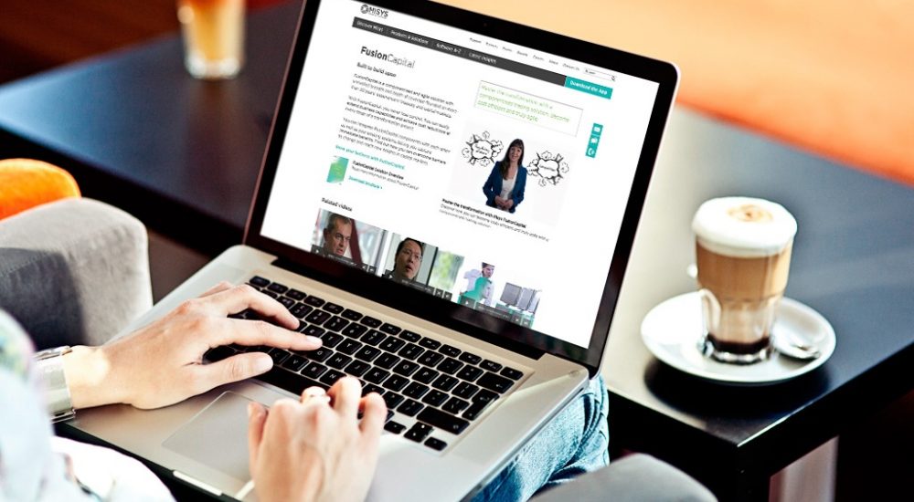 Creative concept used on the Mysis website