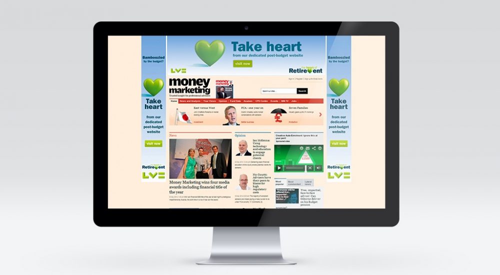 Dedicated campaign microsite